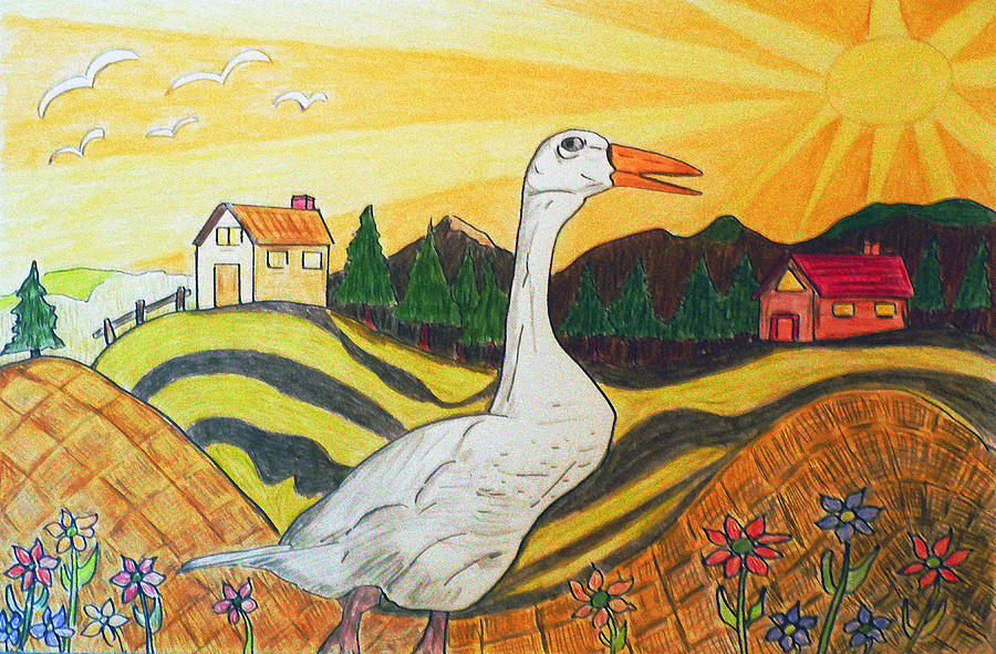 Duck Season Could Be Painting by Monica Engeler