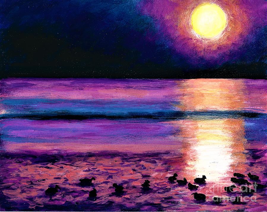 Duck Watch  Painting by Allison Constantino