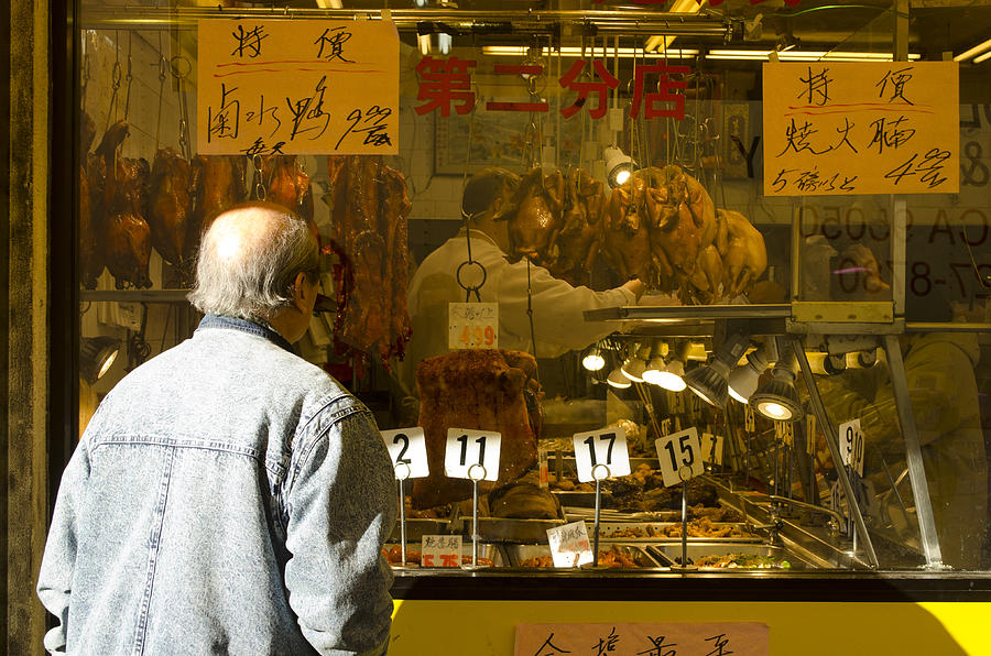Ducks in Chinatown Photograph by Erik Burg