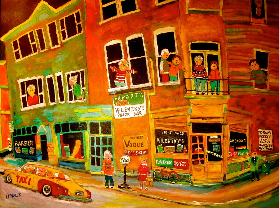 Duddys Neighbourhood Painting by Michael Litvack