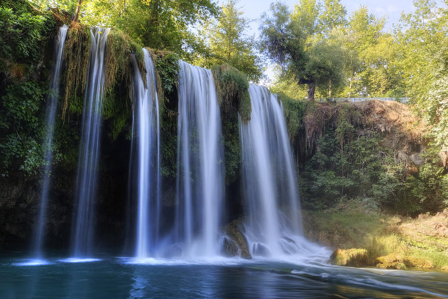 Turkey Photograph - Duden Waterfall - Turkey by Joana Kruse