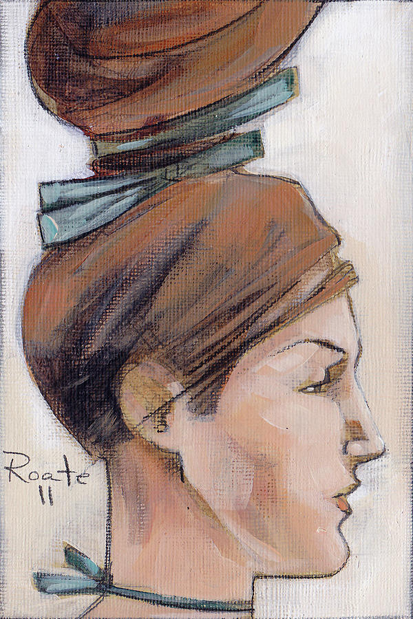 Duet Updo Painting by Jacqueline Hudson