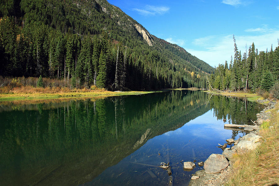 Duffey Lake reflection Photograph by Pierre Leclerc Photography