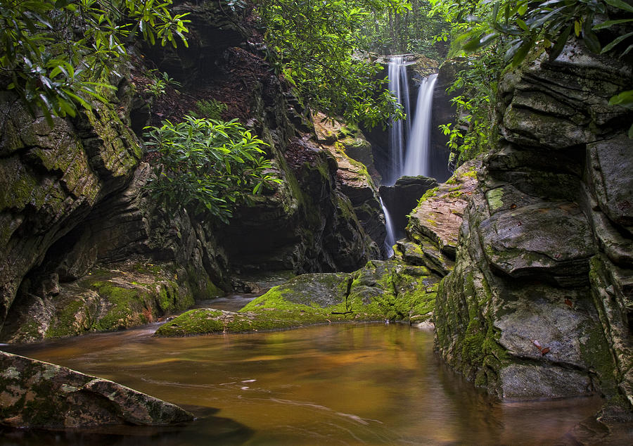 Waterfalls Photograph - Dugger Falls by Ken Barrett
