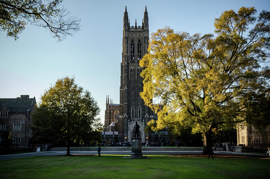 Duke Chapel at Sunset Photograph by Anthony Doudt