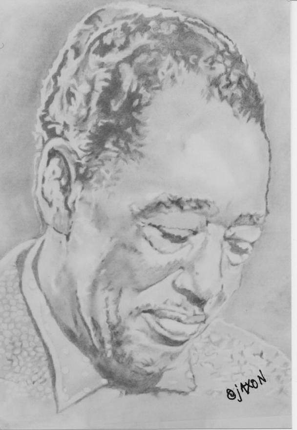 Duke Ellington Drawing By B Jaxon Fine Art America 