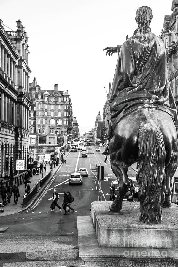 Duke Of Wellingtons Statue Edinburgh Photograph by SnapHound Photography