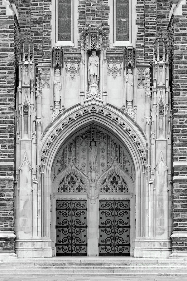 Duke University Chapel Doors Photograph by University Icons