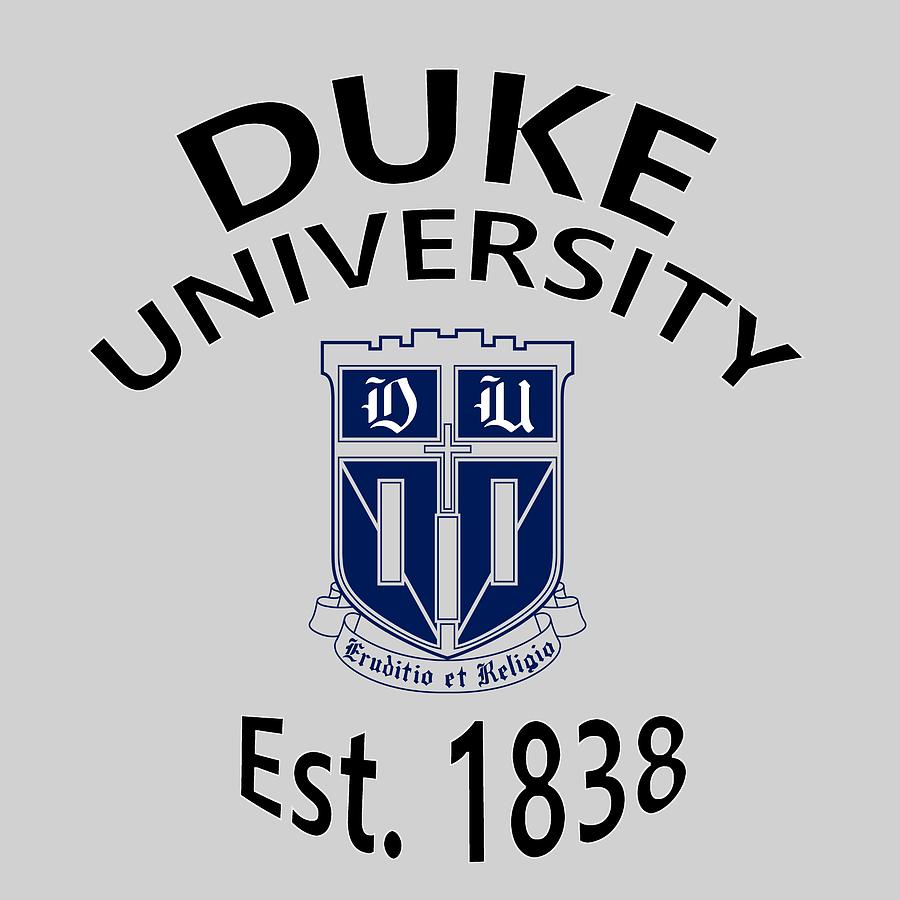 Duke University Est 1838 Digital Art by Movie Poster Prints