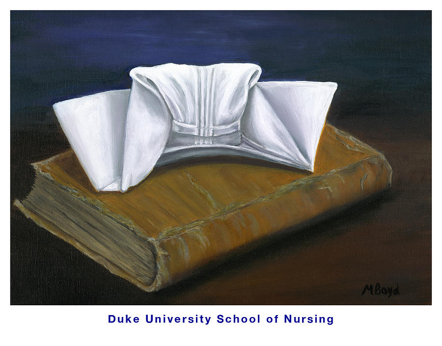 Duke University School of Nursing Painting by Marlyn Boyd