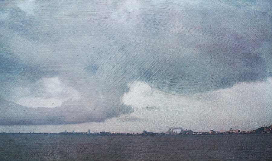 Duluth Harbor As the Storm Rolls In Digital Art by Hermes Fine Art