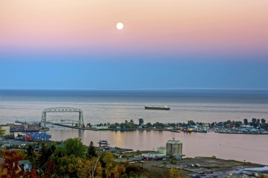 Duluth Harbor Evening Photograph by Bryan Benson