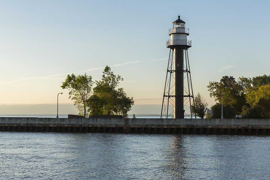 Architecture Photograph - Duluth Inner Canal Lighthouse 2 by John Brueske
