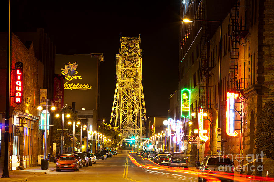 Duluth Nightlife Photograph by Anthony Totah Fine Art America