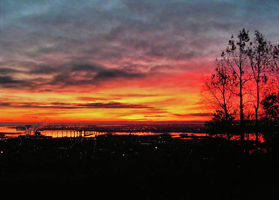 Duluth Sunrise Photograph by Ben Prepelka