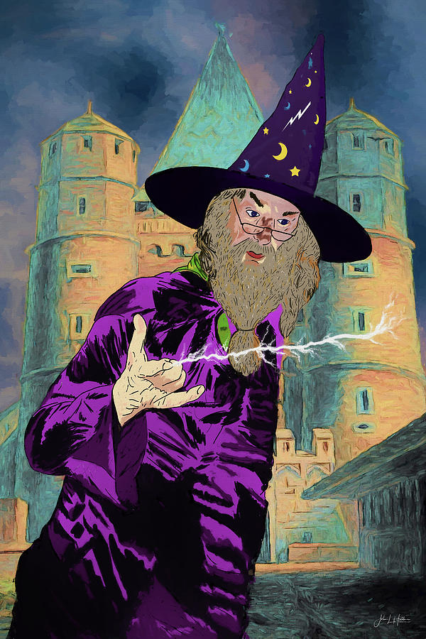 Dumbledore Digital Art by John Haldane