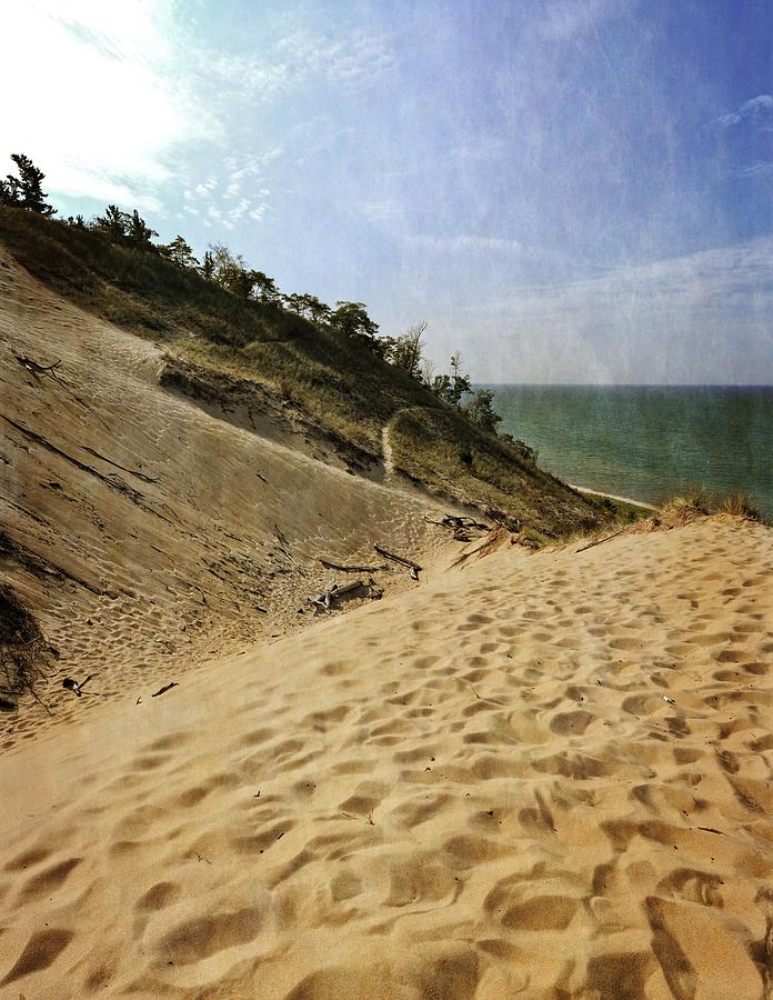 Dune and Blue Sky 2.0 Photograph by Michelle Calkins