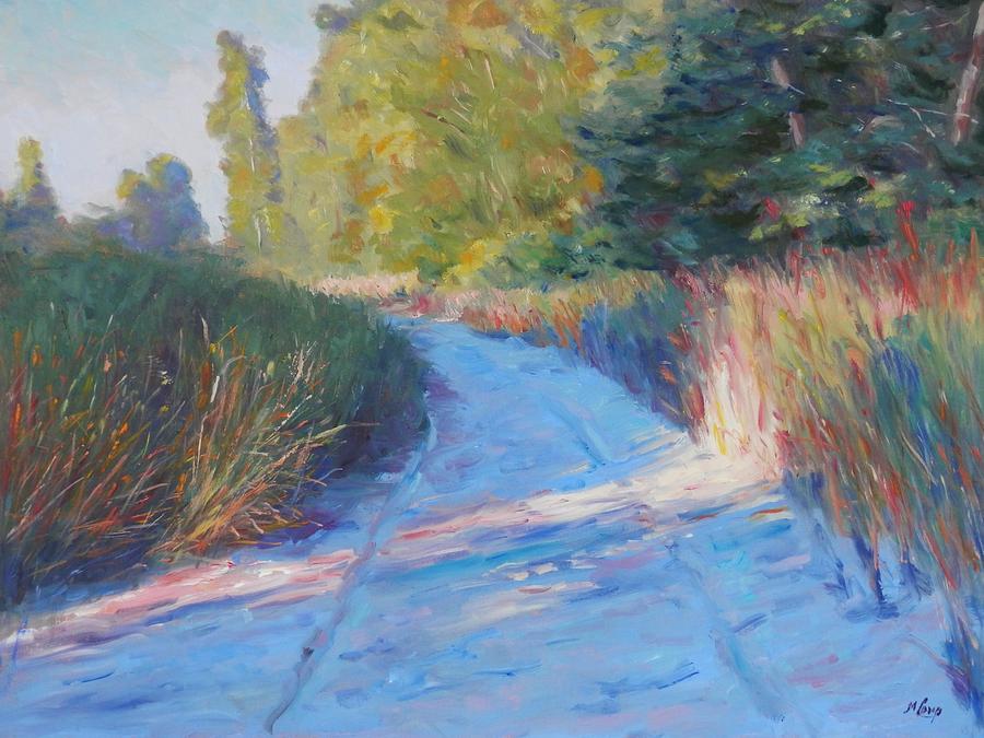 Impressionism Painting - Dune Buggy Path by Michael Camp