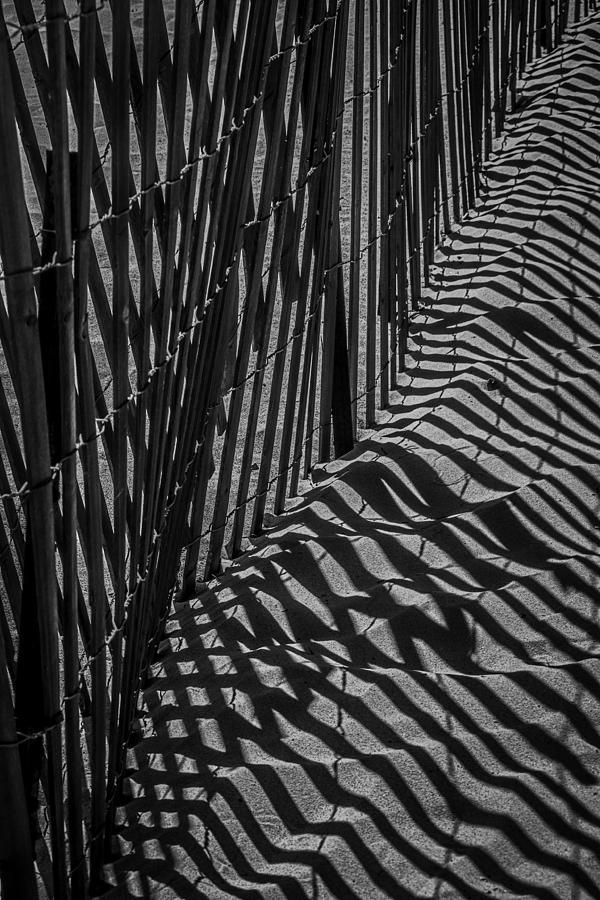 Fence Photograph - Dune Fence by Garry Gay