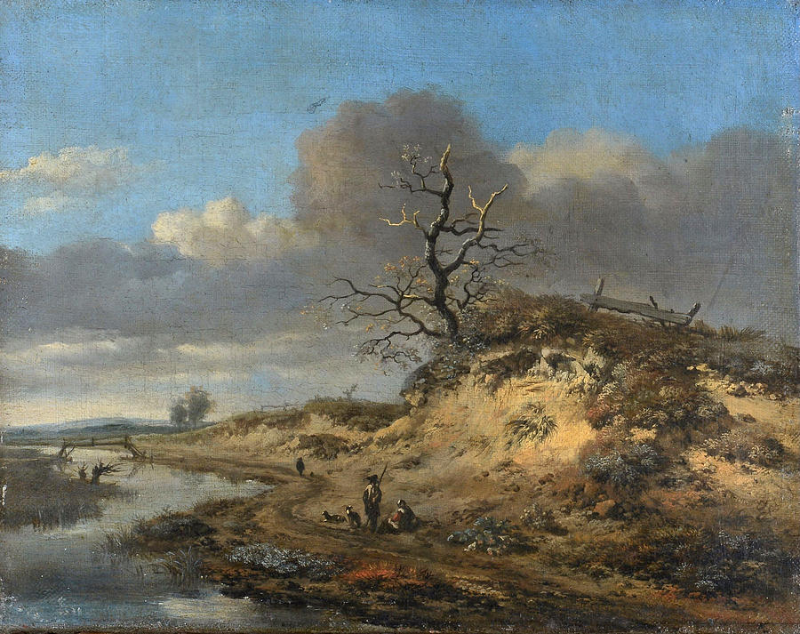 Dune Landscape Painting by Jan Wijnants