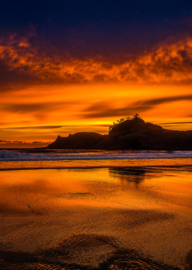 Dune Sunset - Tall Photograph by Steven Maxx