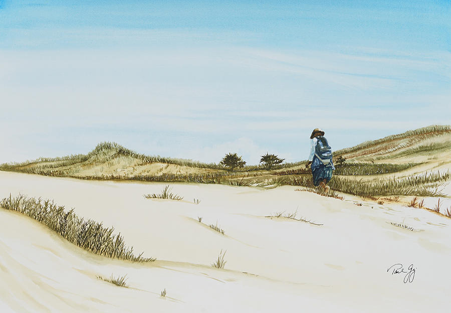 Dune Walker Province Lands Painting by Paul Gaj