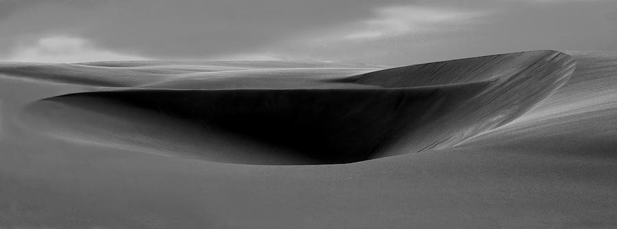 Dunes Abstract Negative Space Digital Art by John Christopher