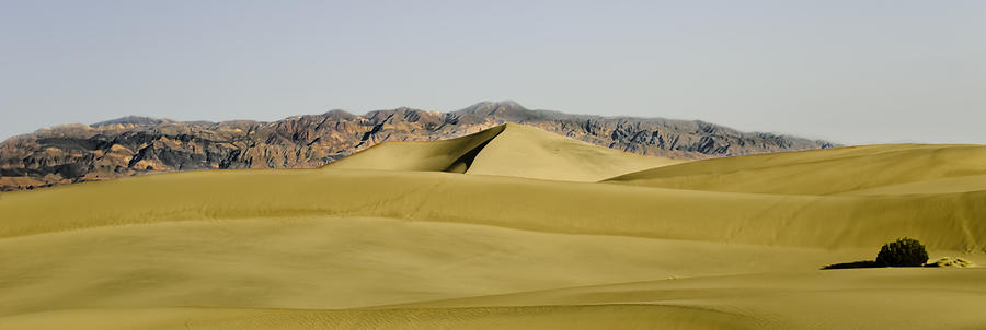 Death Valley Photograph - Dunes And Mountains Four Wider by Paul Basile