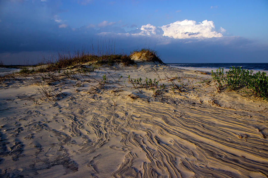 Sunset Photograph - Dunes at St. Simons Island by William Haas