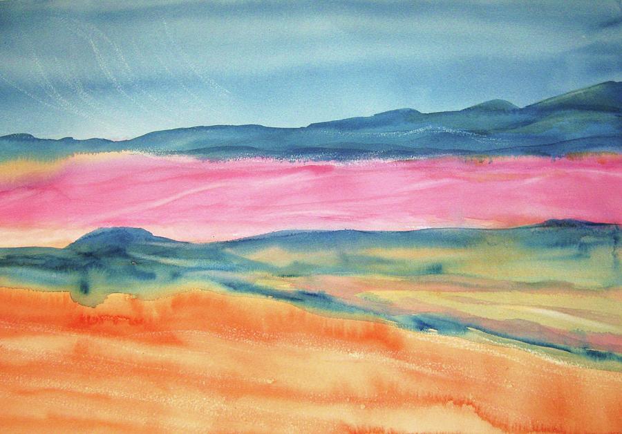 Dunes Painting by Ellen Levinson