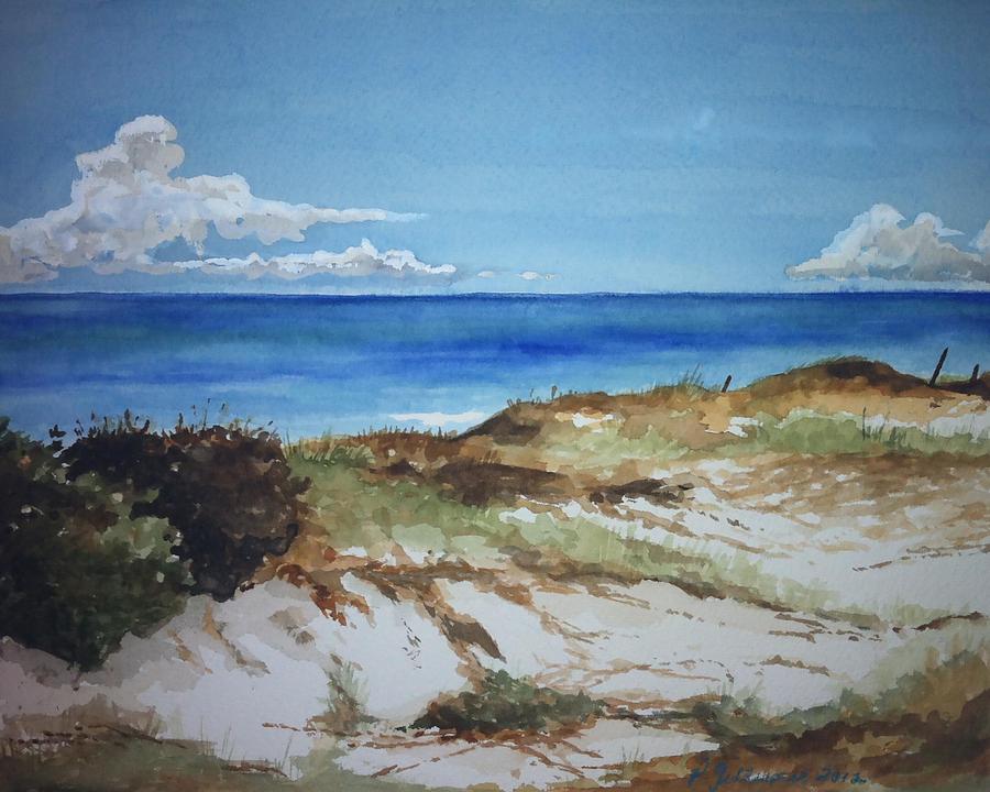 Dunes Painting by Patti Gillespie | Fine Art America