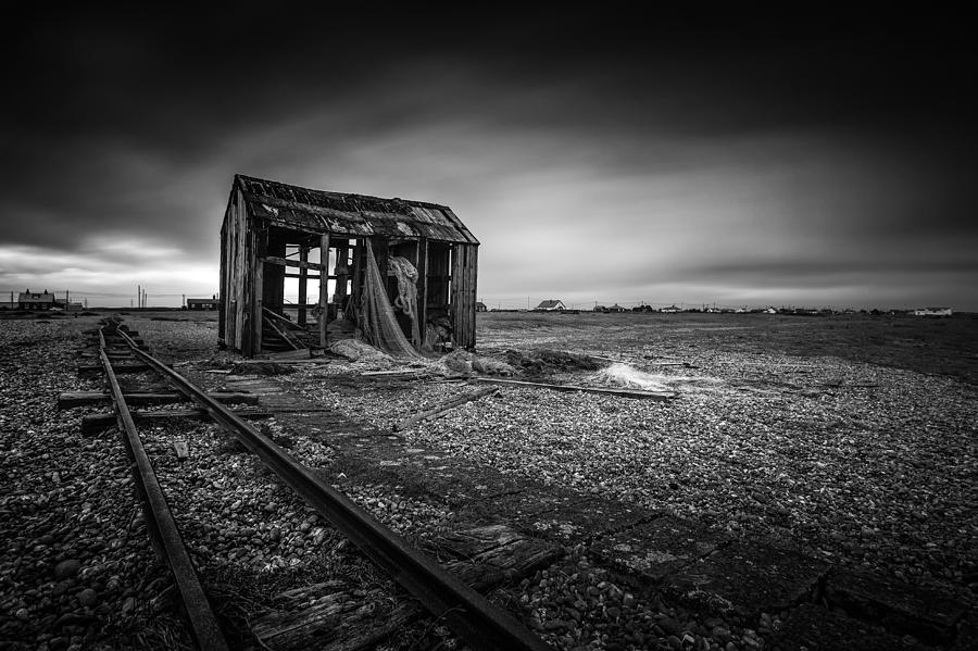 Black And White Photograph - Dungeness Beach  by Ian Hufton