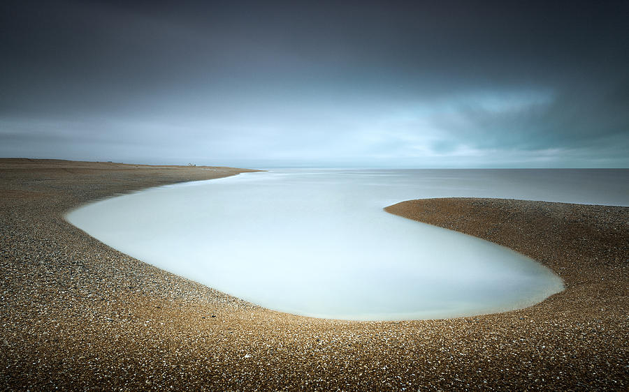 Black And White Photograph - Dungess Beach  by Ian Hufton