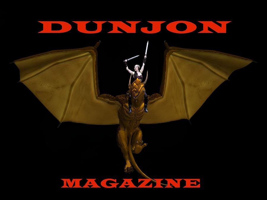 DunJon Magazine Black BG Photograph by Jon Volden