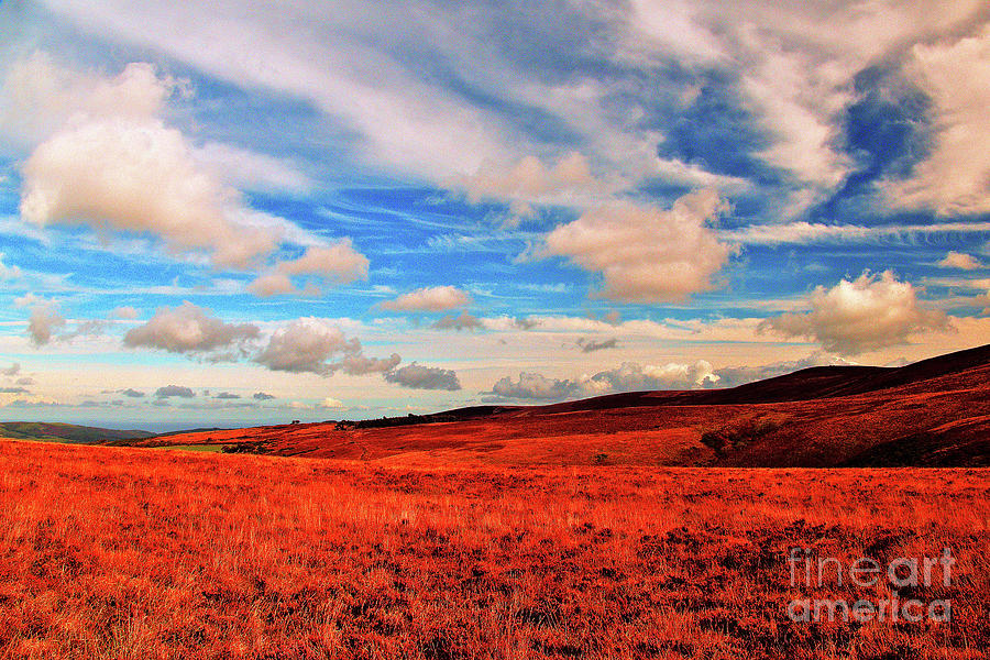 Dunkery Beacon in Autumn Photograph by Richard Denyer