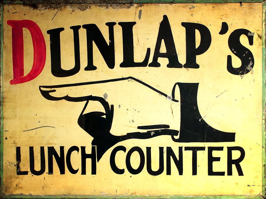 Dunlaps Lunch Counter Photograph by Timothy Bulone