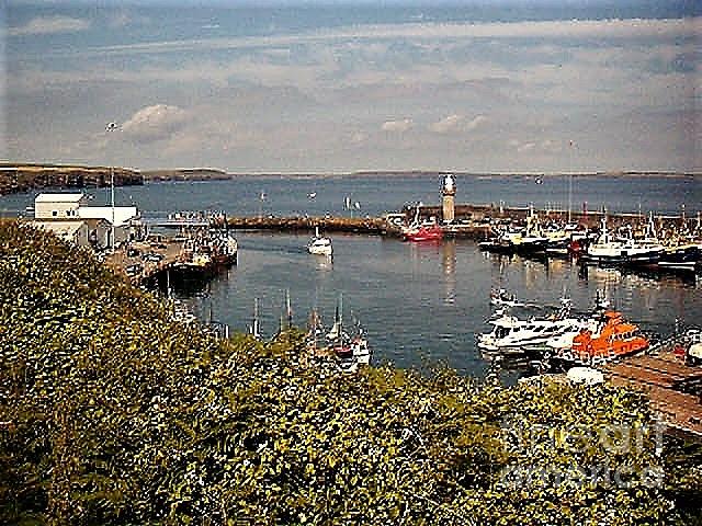 Dunmore East Harbour  Waterford Photograph by Val Byrne