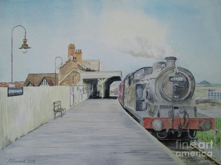 Dunstable Town Station Painting by Martin Howard