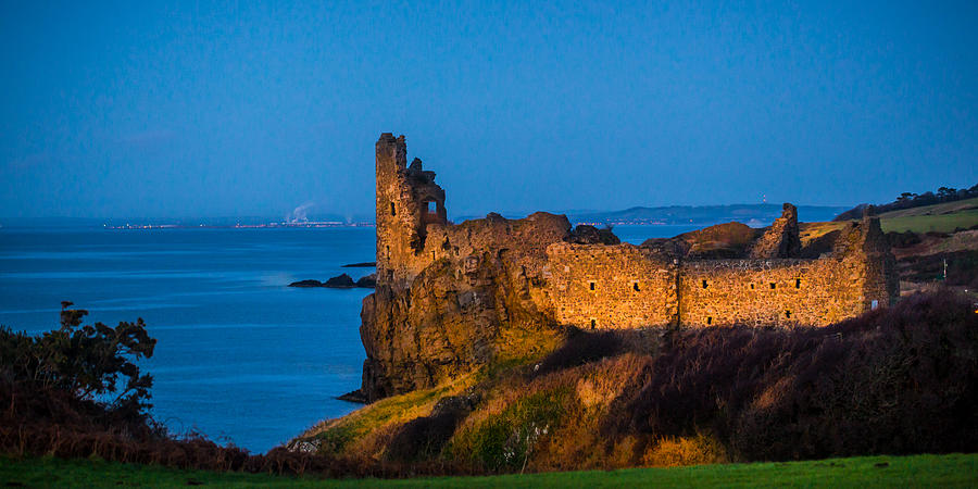 Castle Photograph - Dunure Castle Scotland by Tylie Duff Photo Art