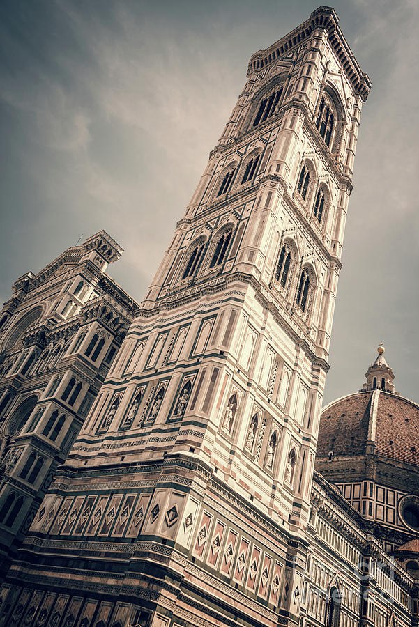 Duomo campanile in Florence Photograph by Delphimages Photo Creations
