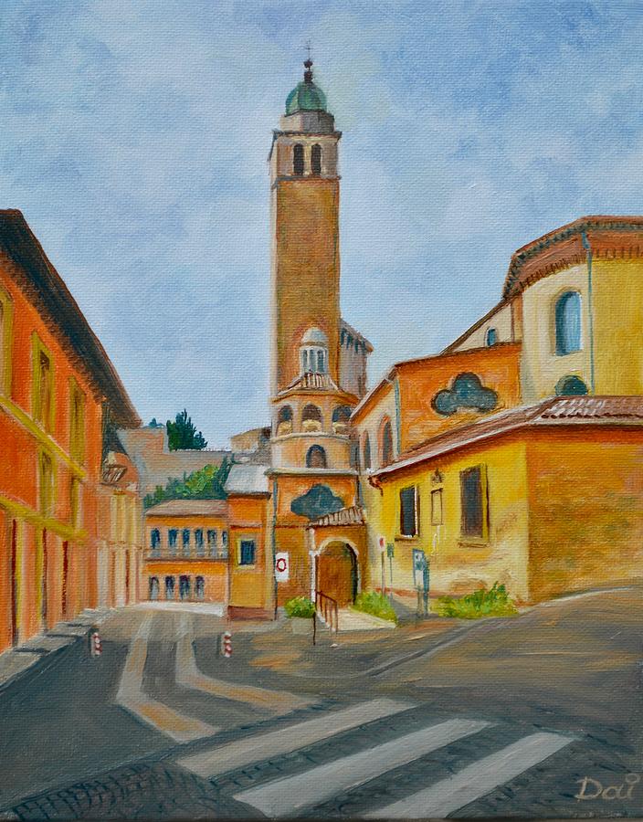 Duomo di Asolo Painting by Dai Wynn
