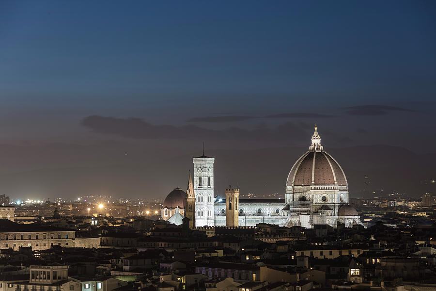 Duomo in Florence at Sunset  Photograph by John McGraw