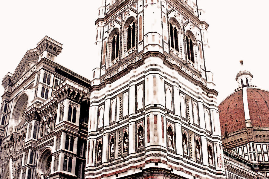 Impressionism Photograph - Duomo of Florence by Linda Parker