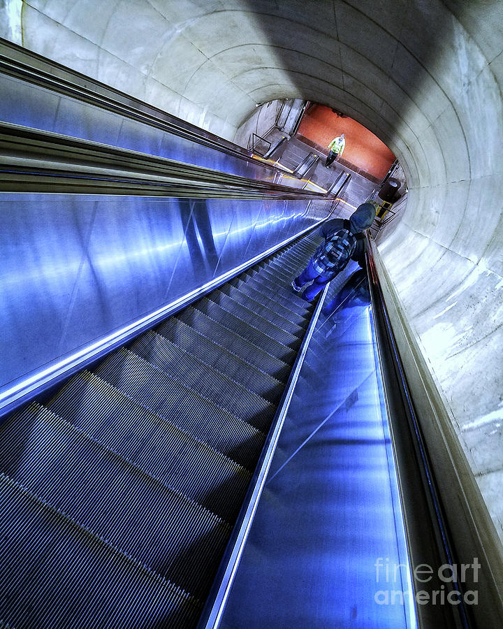 Dupont Circle escalator Photograph by Izet Kapetanovic | Fine Art America