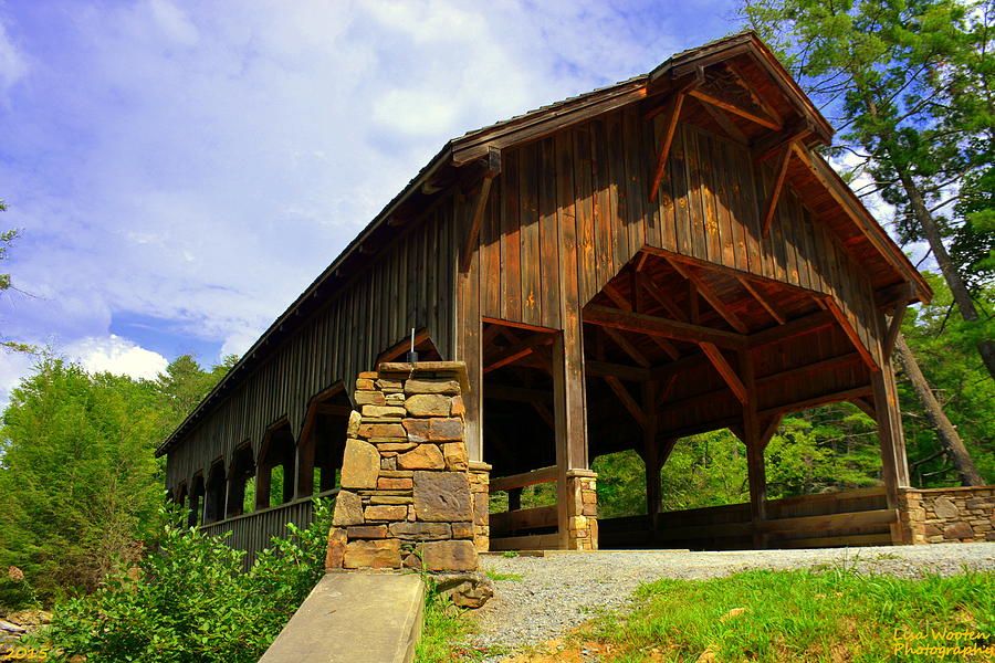 DuPont State Forest Covered Bridge Photograph by Lisa Wooten