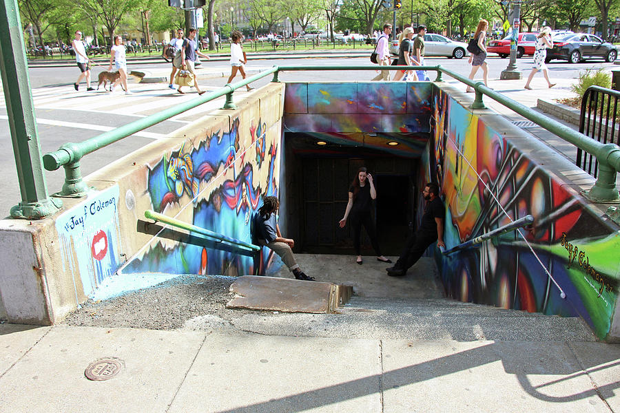 Dupont Underground And Mural Photograph by Cora Wandel