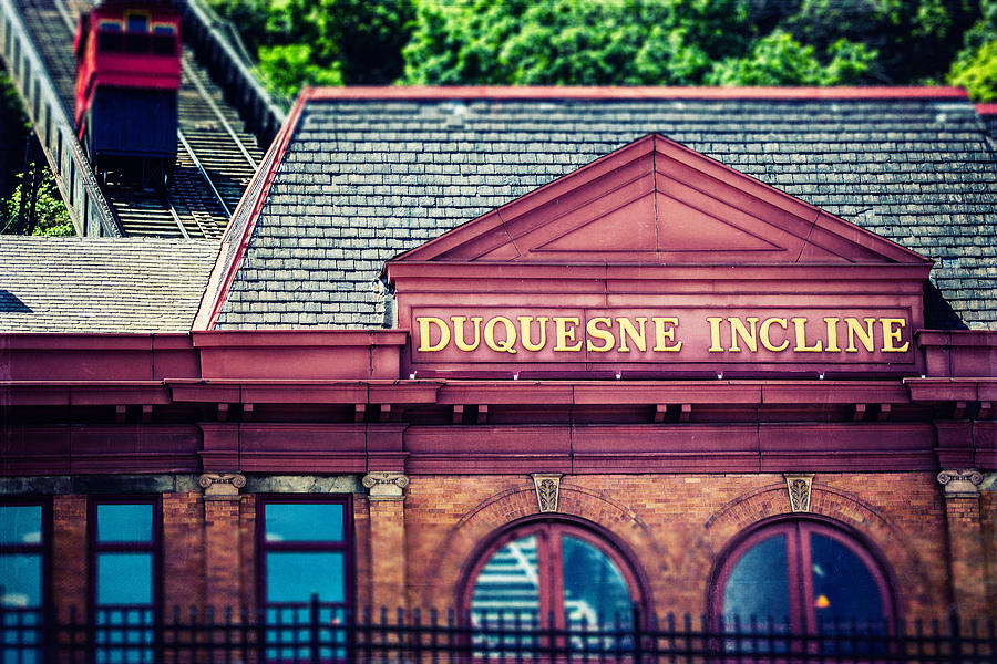 Pittsburgh Photograph - Duquesne Incline of Pittsburgh by Lisa R