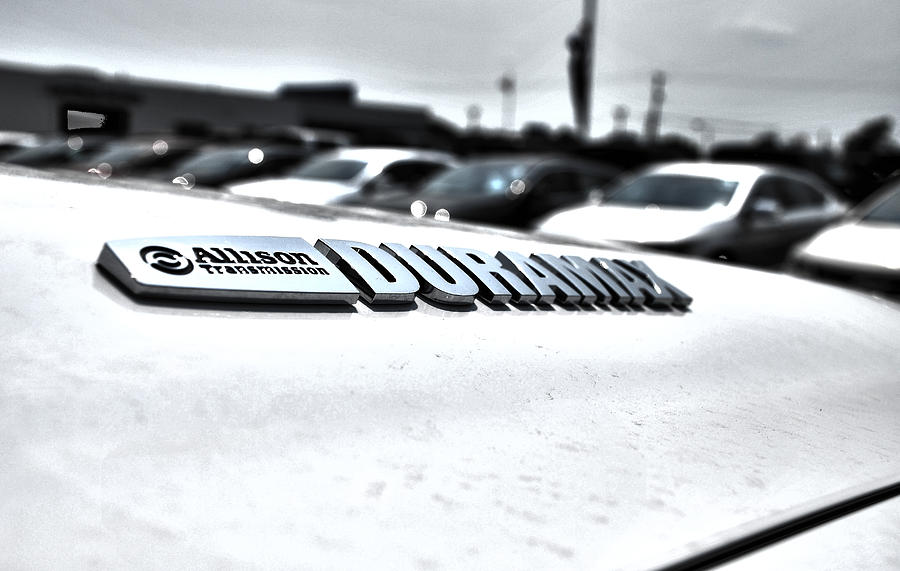 Truck Photograph - Duramax Badge by Adam Kushion