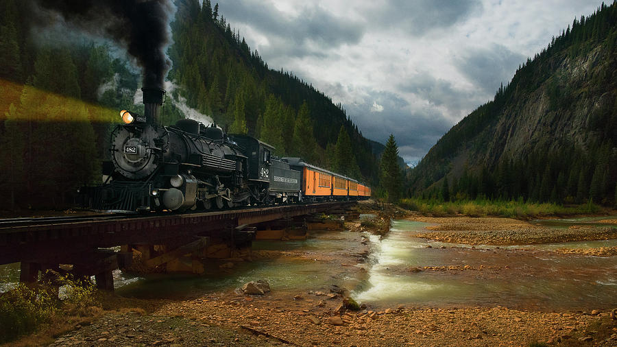 Durango And Silverton Railroad Colorado Photograph