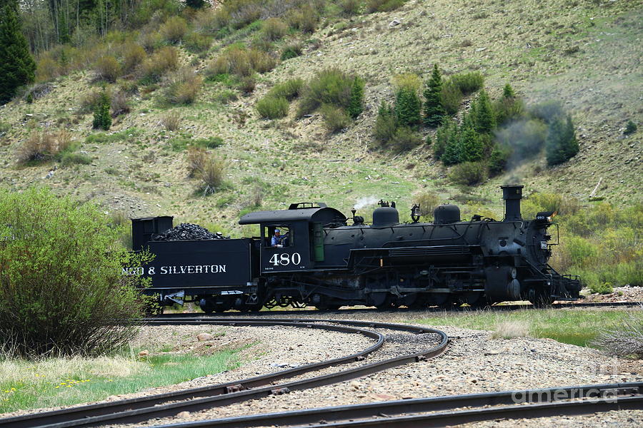 Durango- Silverton Engine 480 Photograph by Christiane Schulze Art And Photography